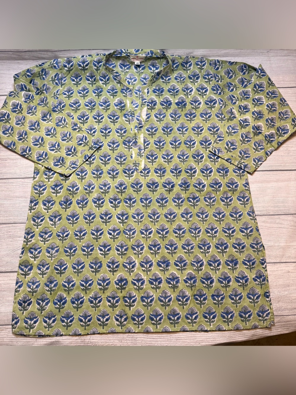 Jaipur Pastels Hand Block Print Tunic